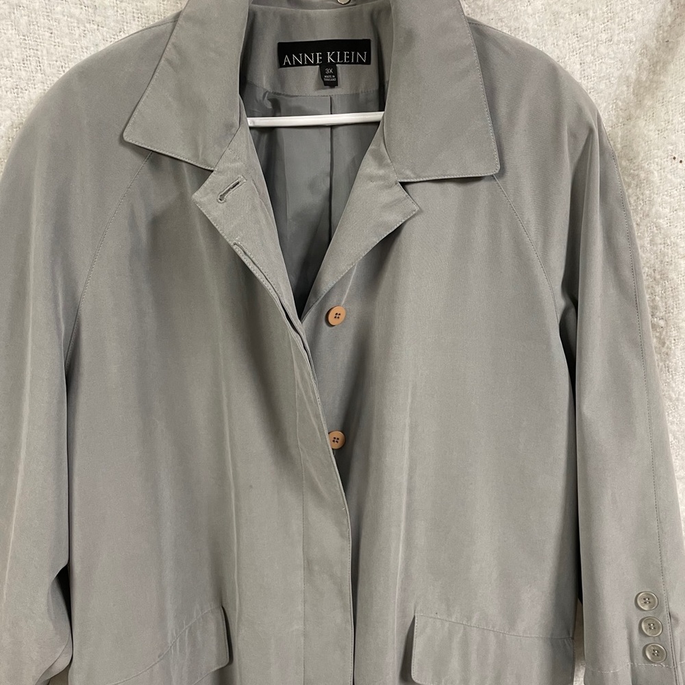 Plus size trench coat.